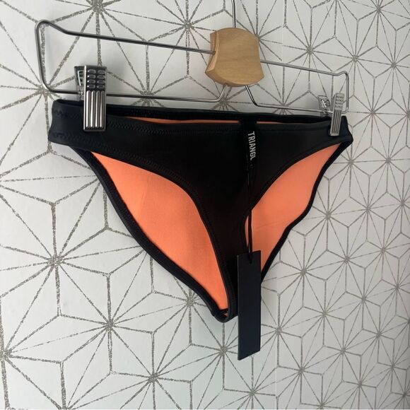 Triangl Neoprene Leather Feel Swim Bikini Bottom - Picture 2 of 5